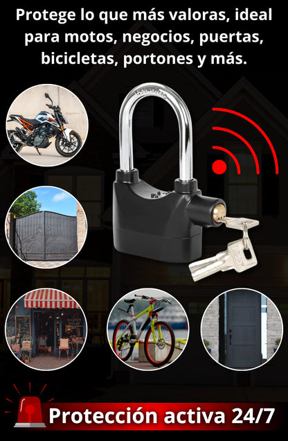 Alarmax® Candado con alarma 🔐