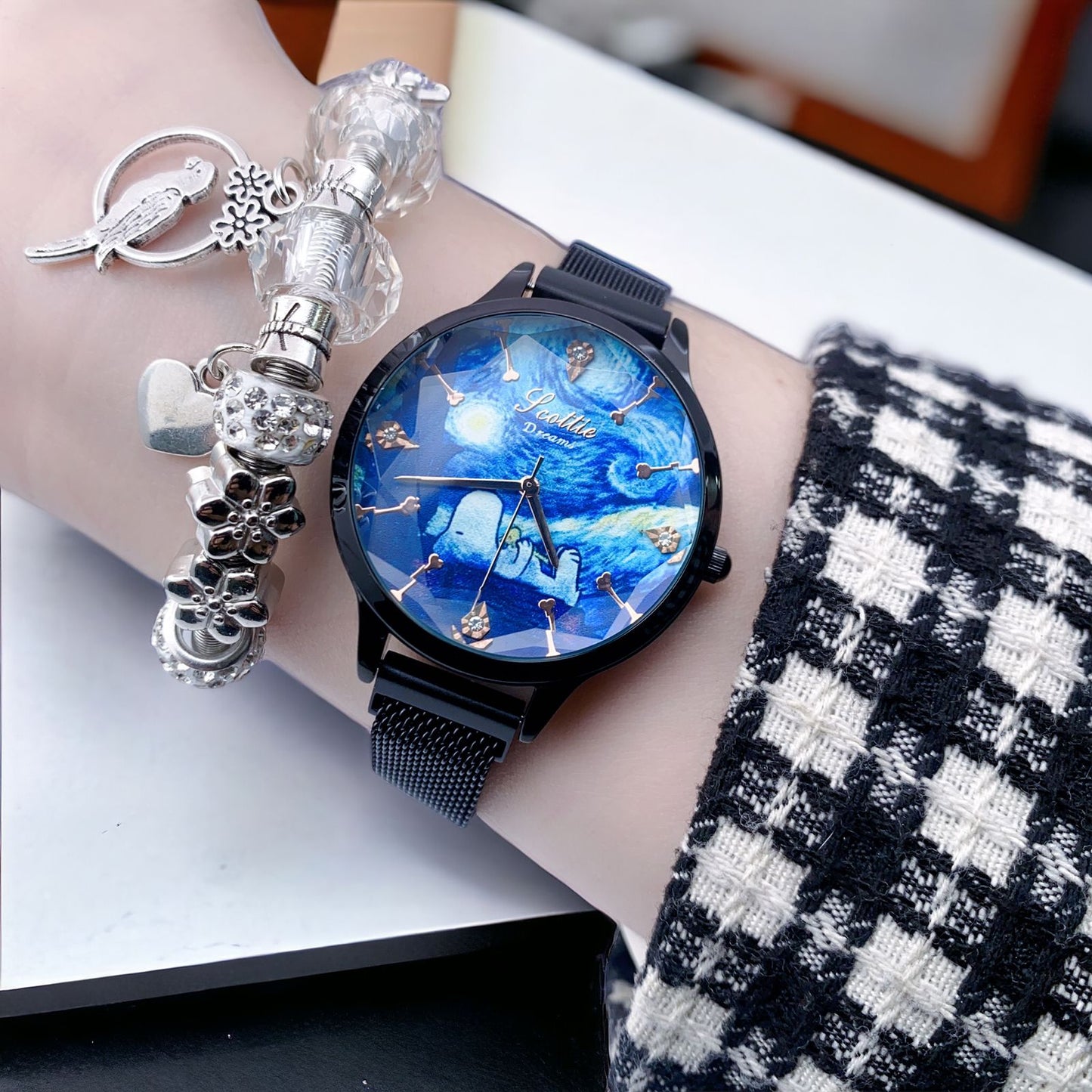 Combo Reloj Scottie + Pulsera Tipo Pandora❤️